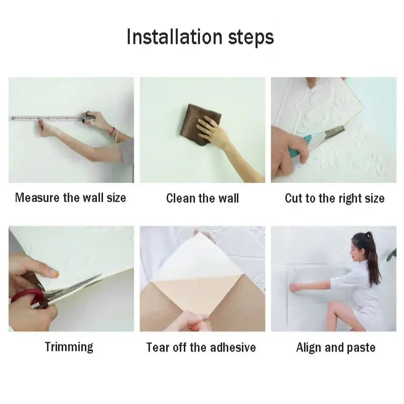 3D Waterproof Wall Stickers (35×35cm) (available in 4Pcs and 12Pcs)
