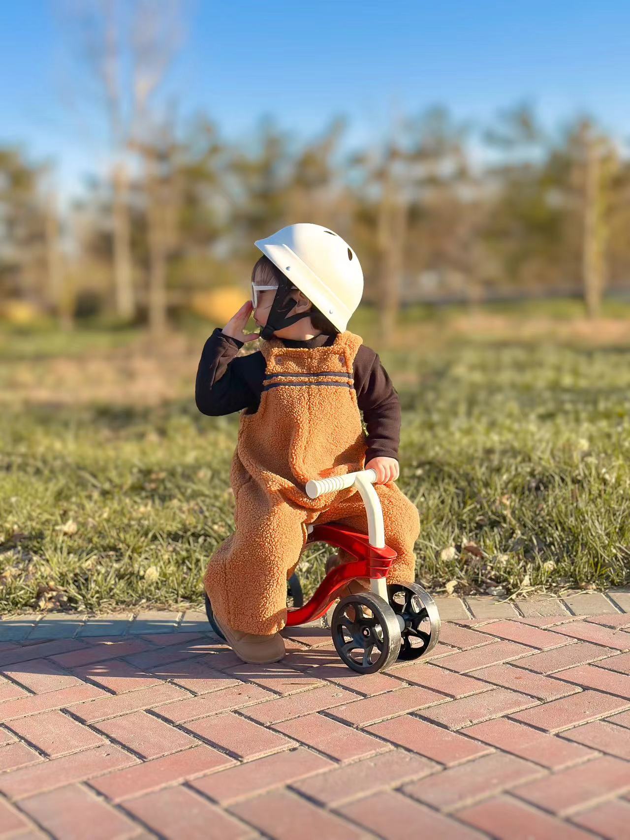 4-Wheel Balance Bike – Toddler Ride-On Toy