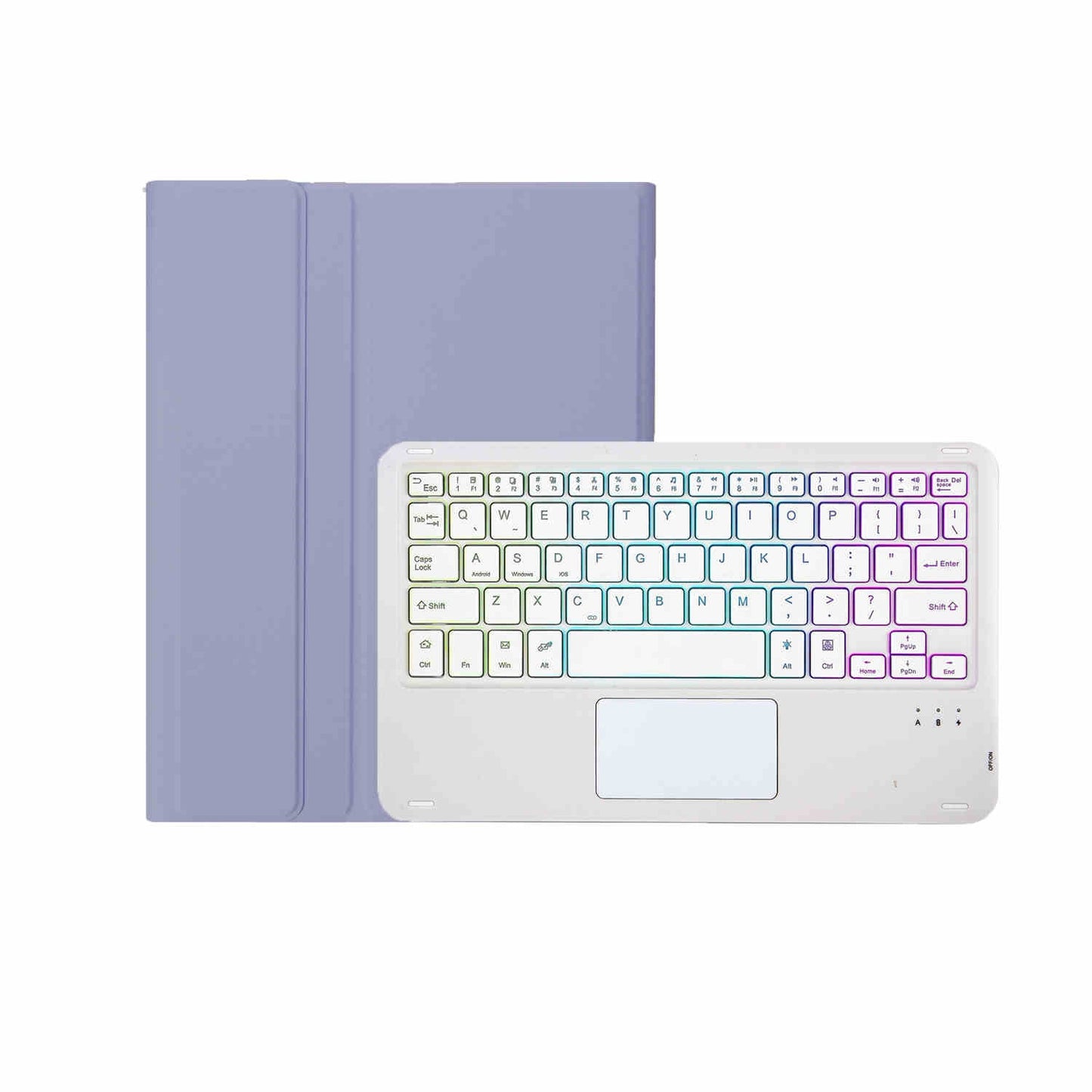 iPad 10.9" Case (10th Gen 2022), iPad 11 (A16 2025) with Keyboard Touchpad Backlight
