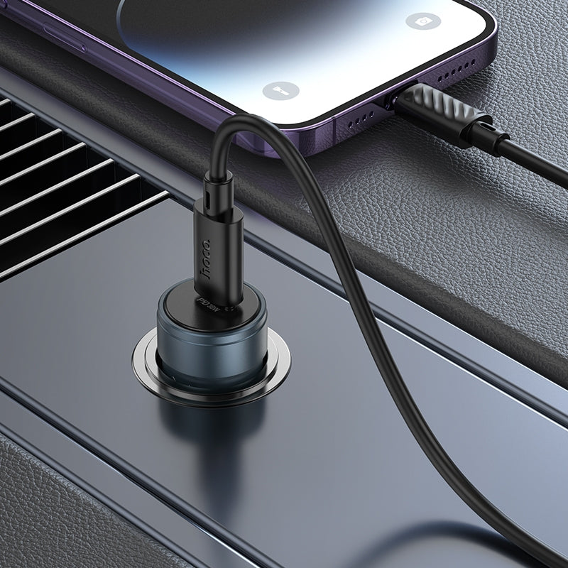 Hoco Fast Charging 30W C to iP Car Charger