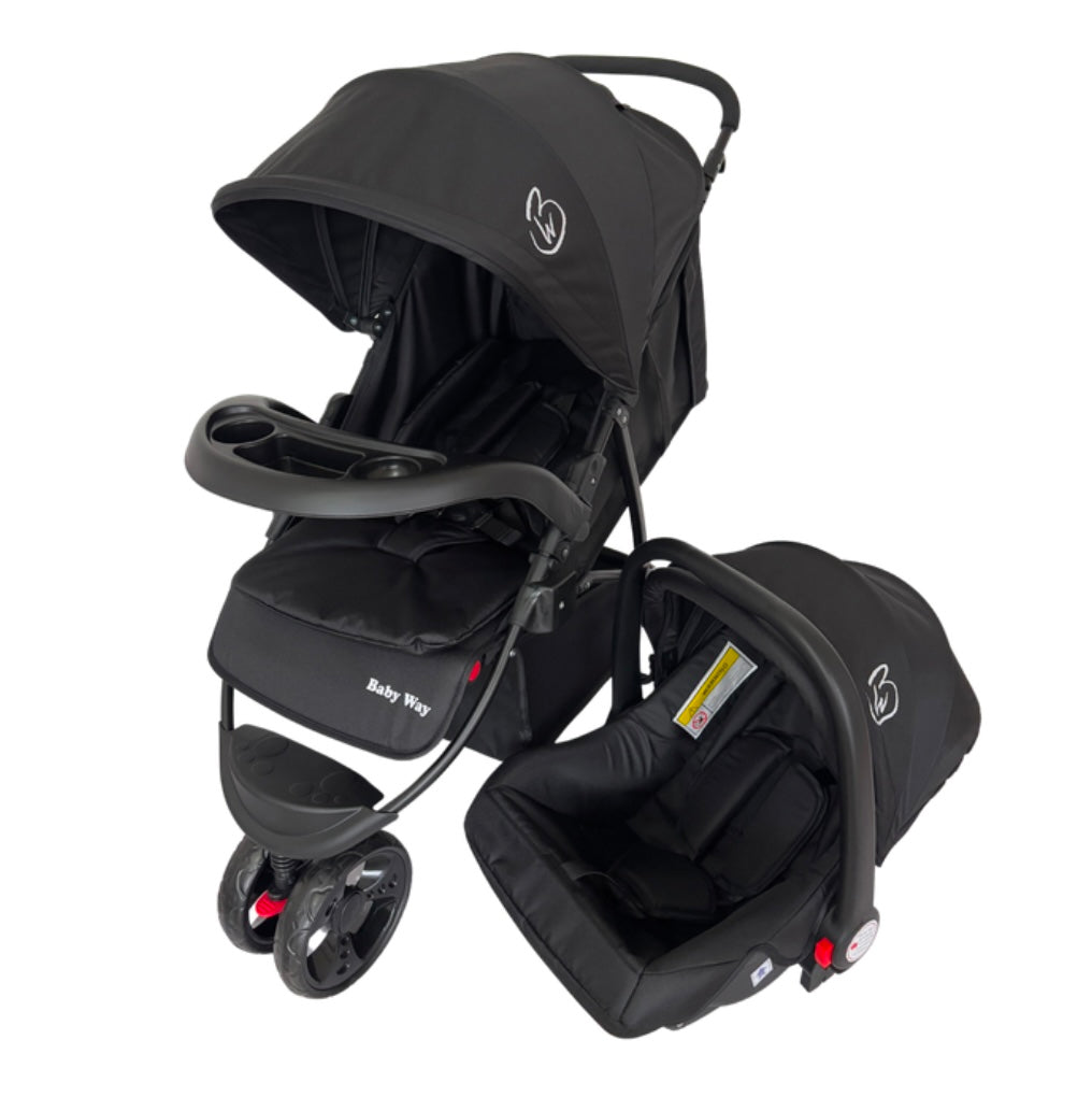 Explorer 3-Wheeler Stroller & Capsule Travel System with Food Tray and Liner