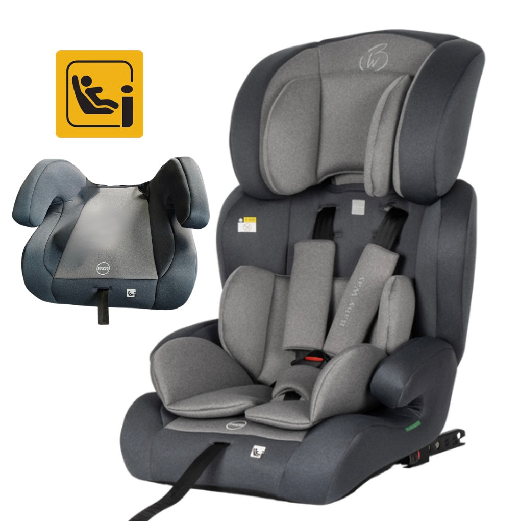 SafeMax i-Size Convertible Booster Car Seat with ISOFIX