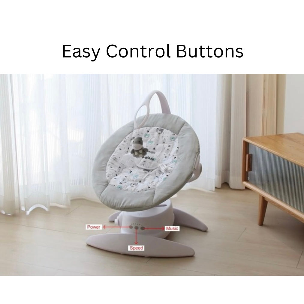 The Orbit 3D Advanced Baby Swing Rocker Soother Seat- Khaki