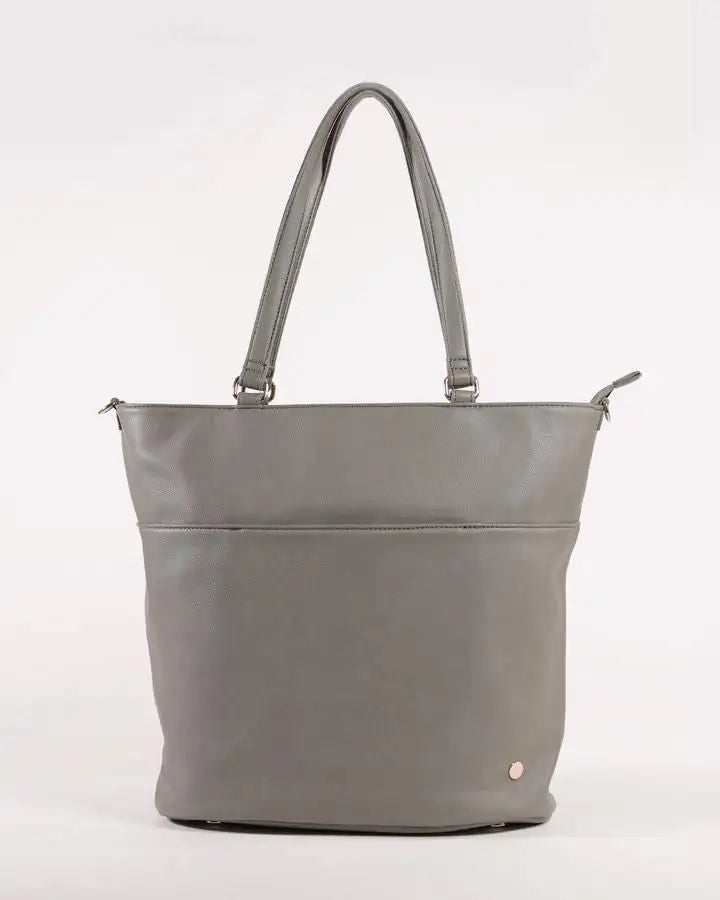 Little Unicorn Nappy bag - Citywalk Tote GREY UMBER - Babyonline