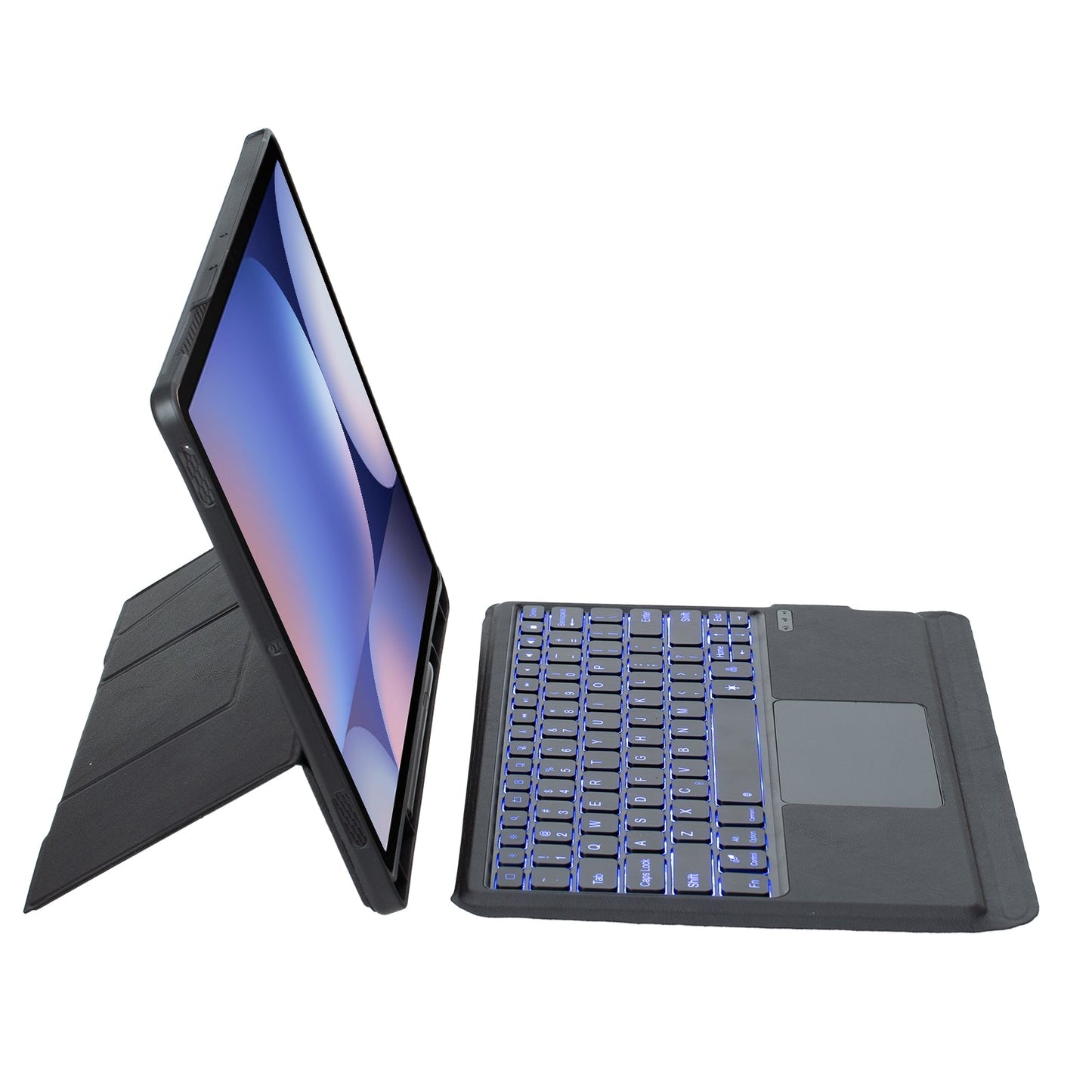 HY-810B Combo Keyboard Case With Backlight for Samsung Tab S10 Plus Black