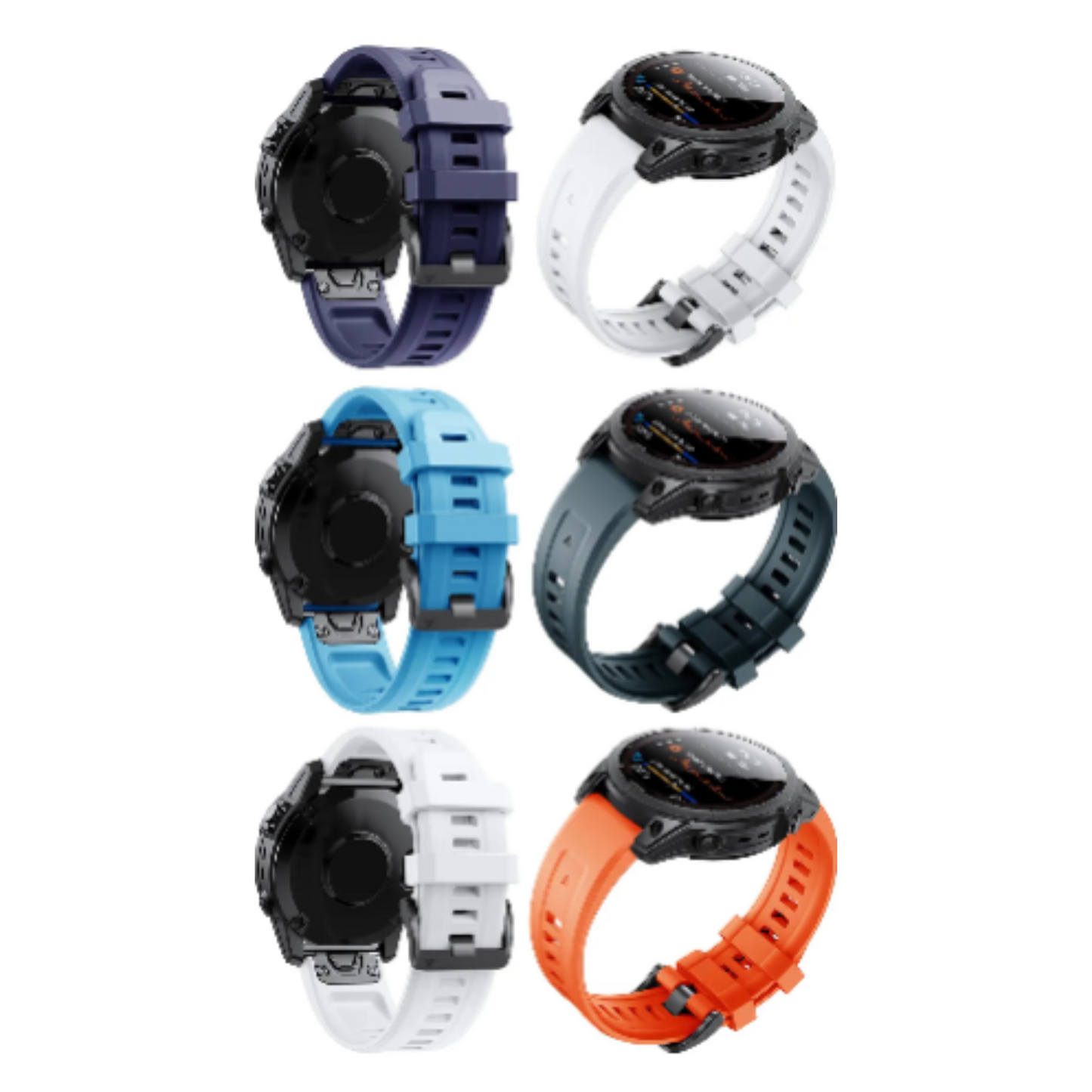 QuickFit Silicone Strap for the Garmin Approach S62 (available in 12 colours)