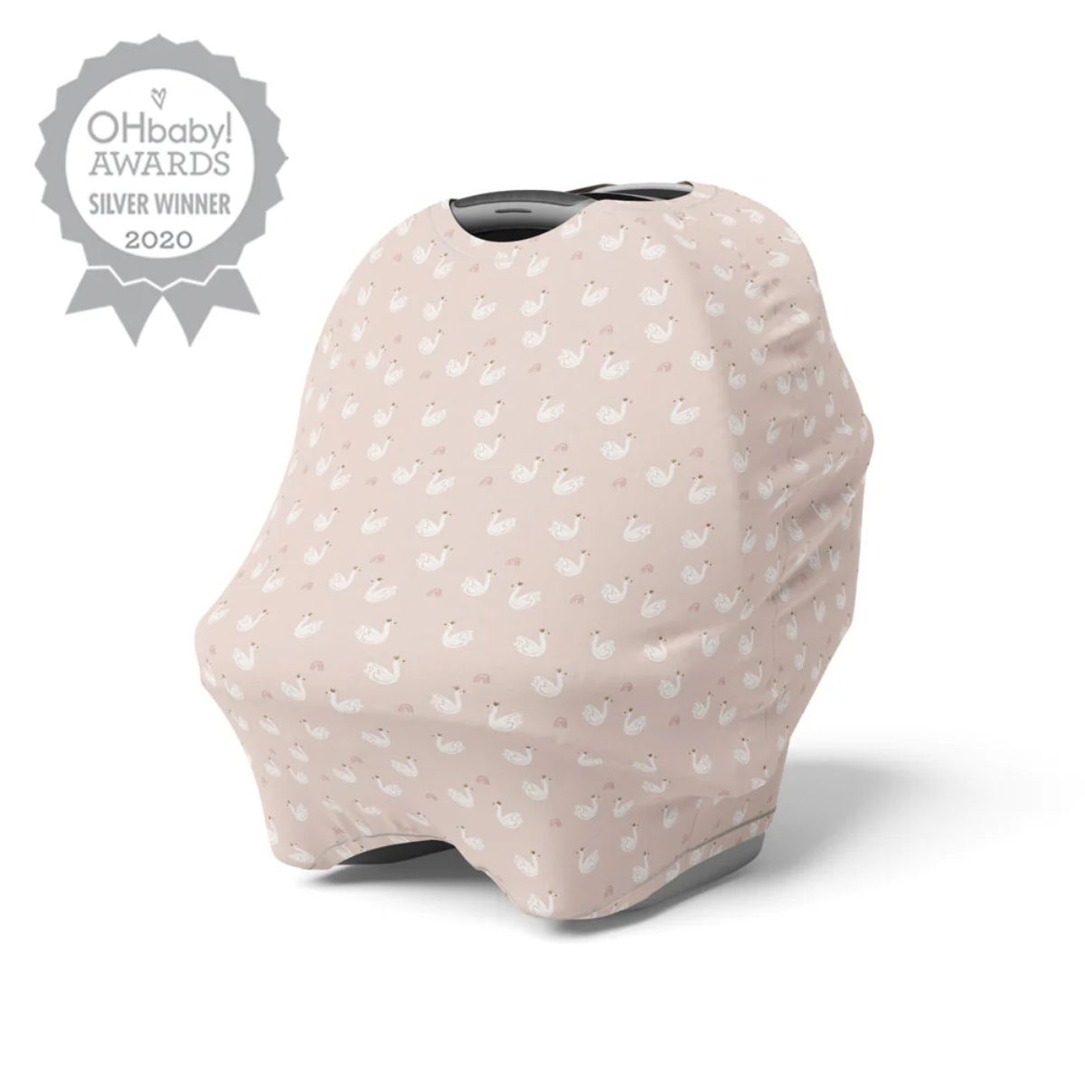 A light pink 5 in 1 capsule cover that is great for on the go.
