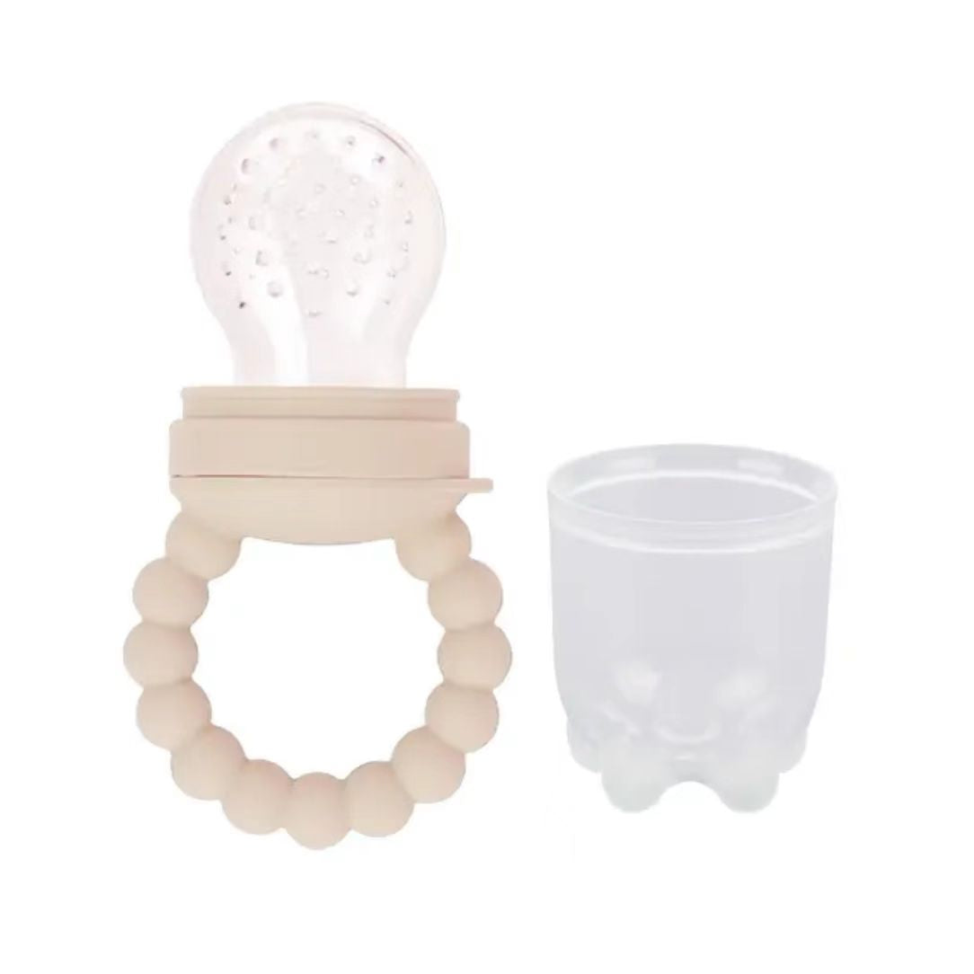 Silicone Baby Fruit Feeder – Warm Sand