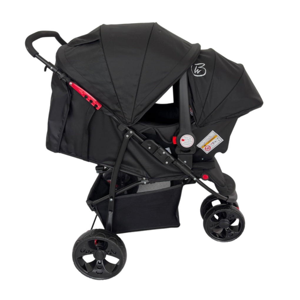 Explorer 3-Wheeler Stroller & Capsule Travel System with Food Tray and Liner
