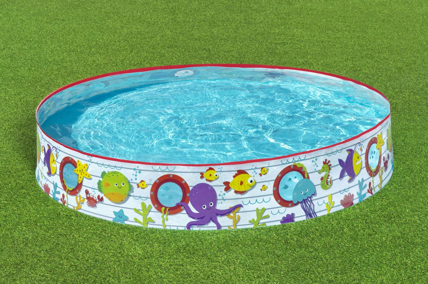 Bestway 1.52m x 25cm Kids Above Ground Pool Under-The-Sea Design