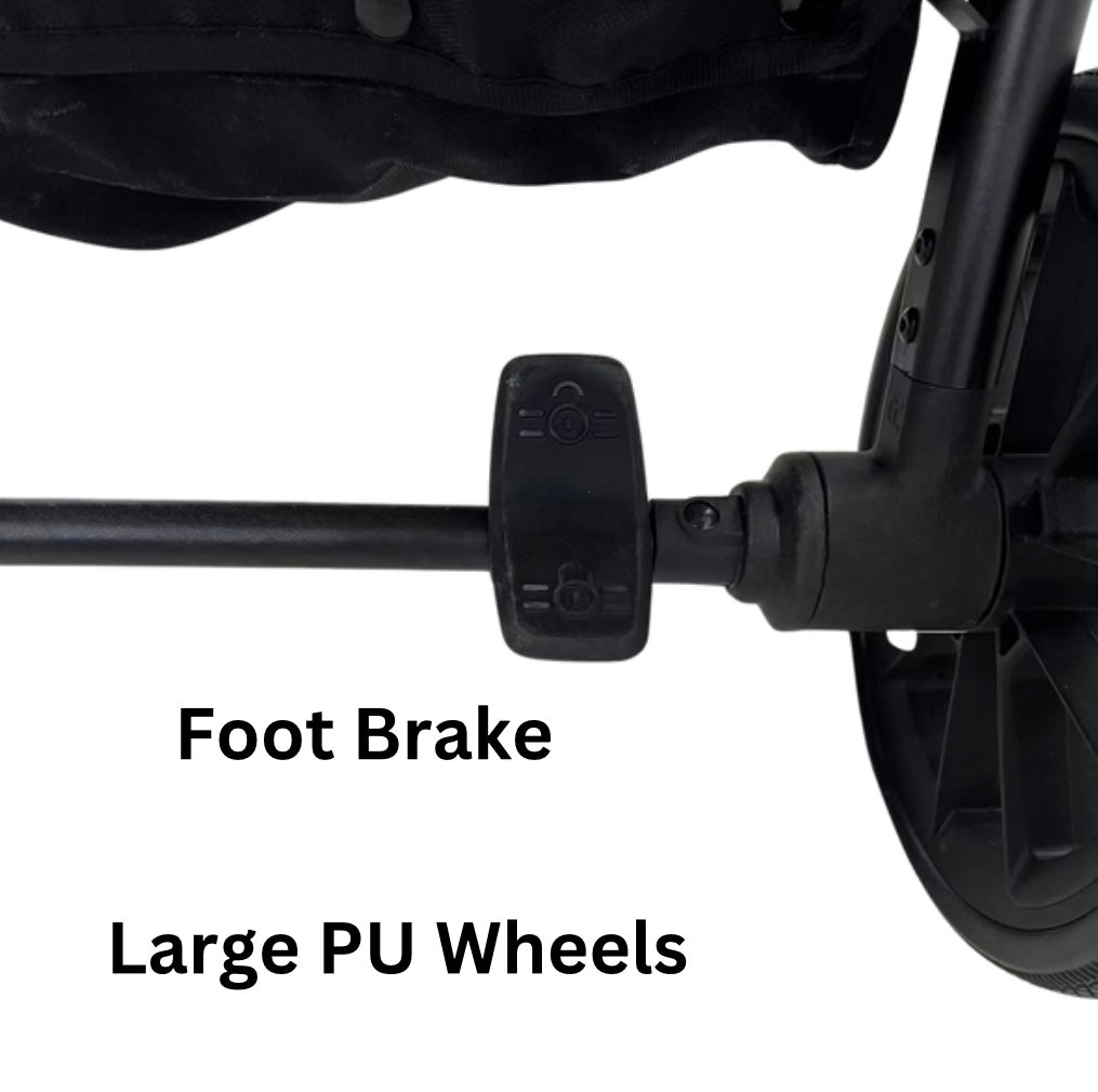 TrekTwo – Ultimate Side-by-Side Double Stroller with Cup Holder
