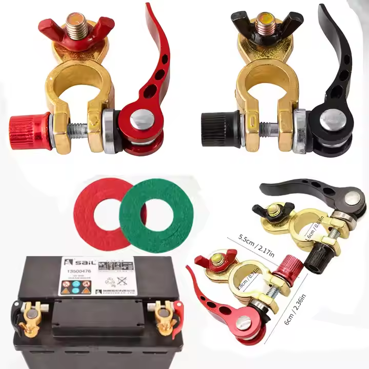 2PCS Quick Release Battery Terminal Connectors