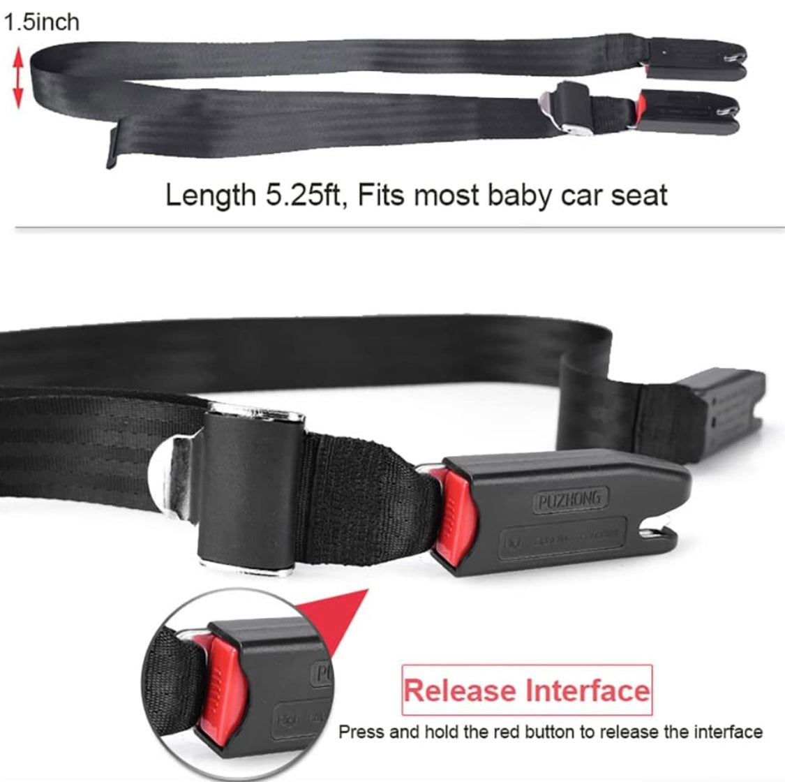 ISOFIX Car Seat Installation Strap