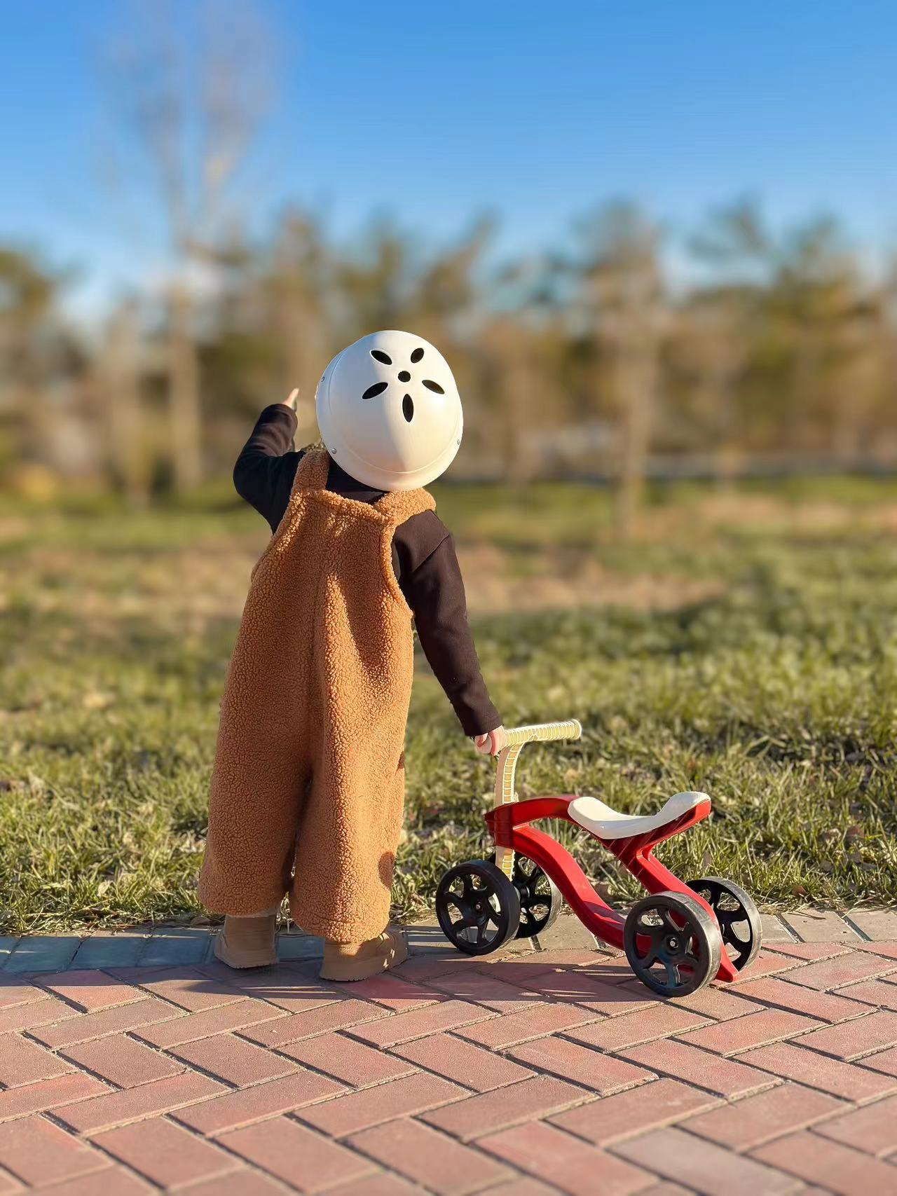 4-Wheel Balance Bike – Toddler Ride-On Toy