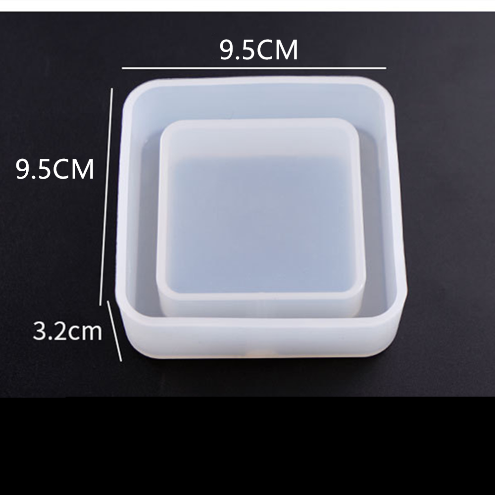 Ashtray Resin Casting Mold Silicone Jewelry Agate Making Epoxy Mould Tool Craft