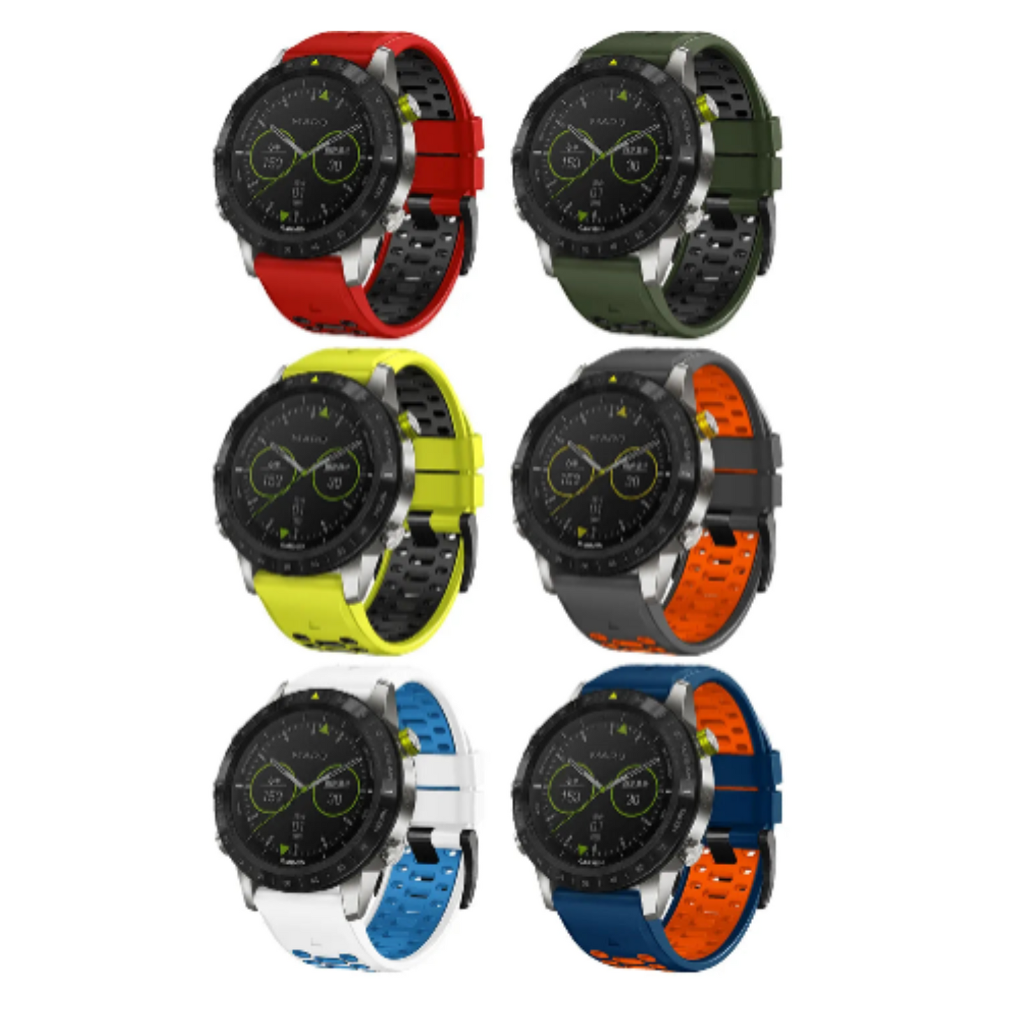 Silicone Watch Band for the Garmin Fenix 8 (47mm (available in 12 colours)