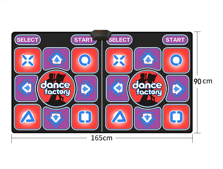 Double Dancing Mat Sports Fitness Games