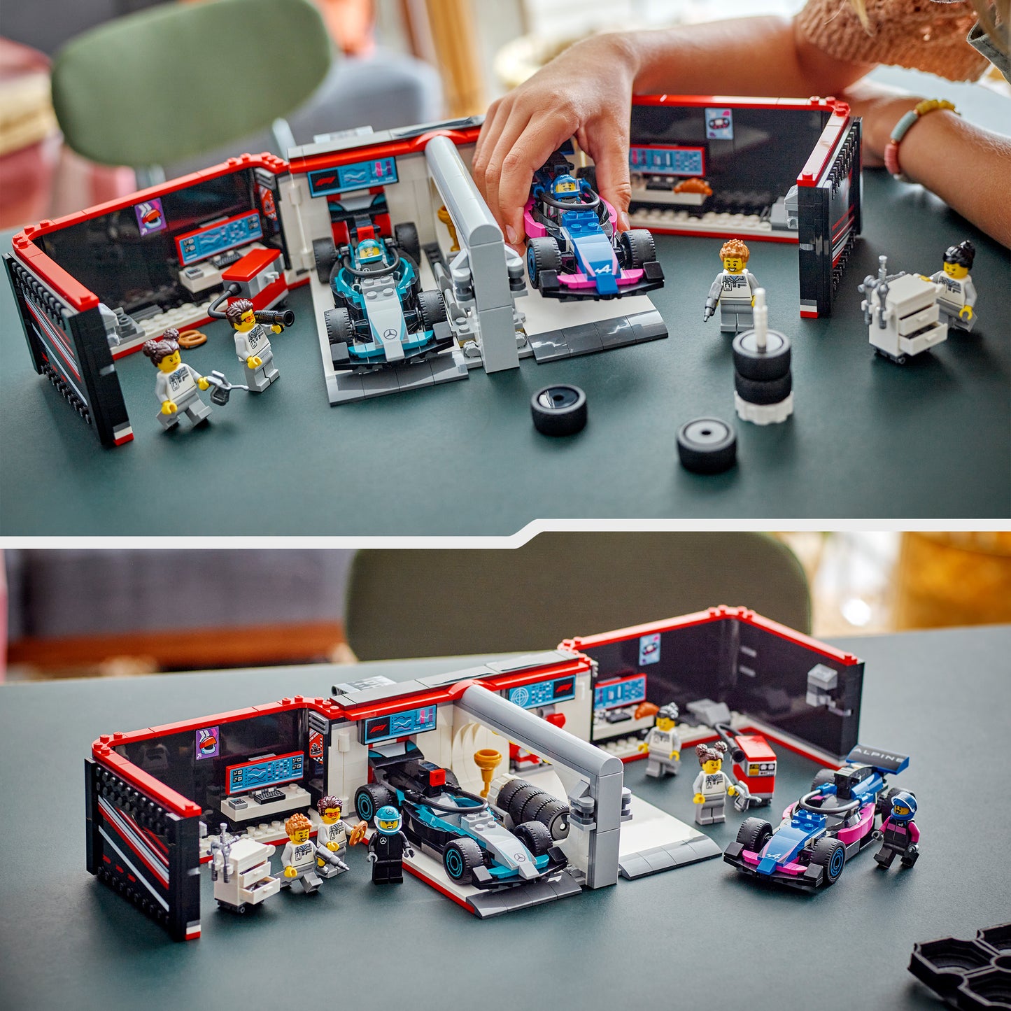 LEGO City: F1 Garage & Mercedes-AMG and Alpine Cars (60444)
