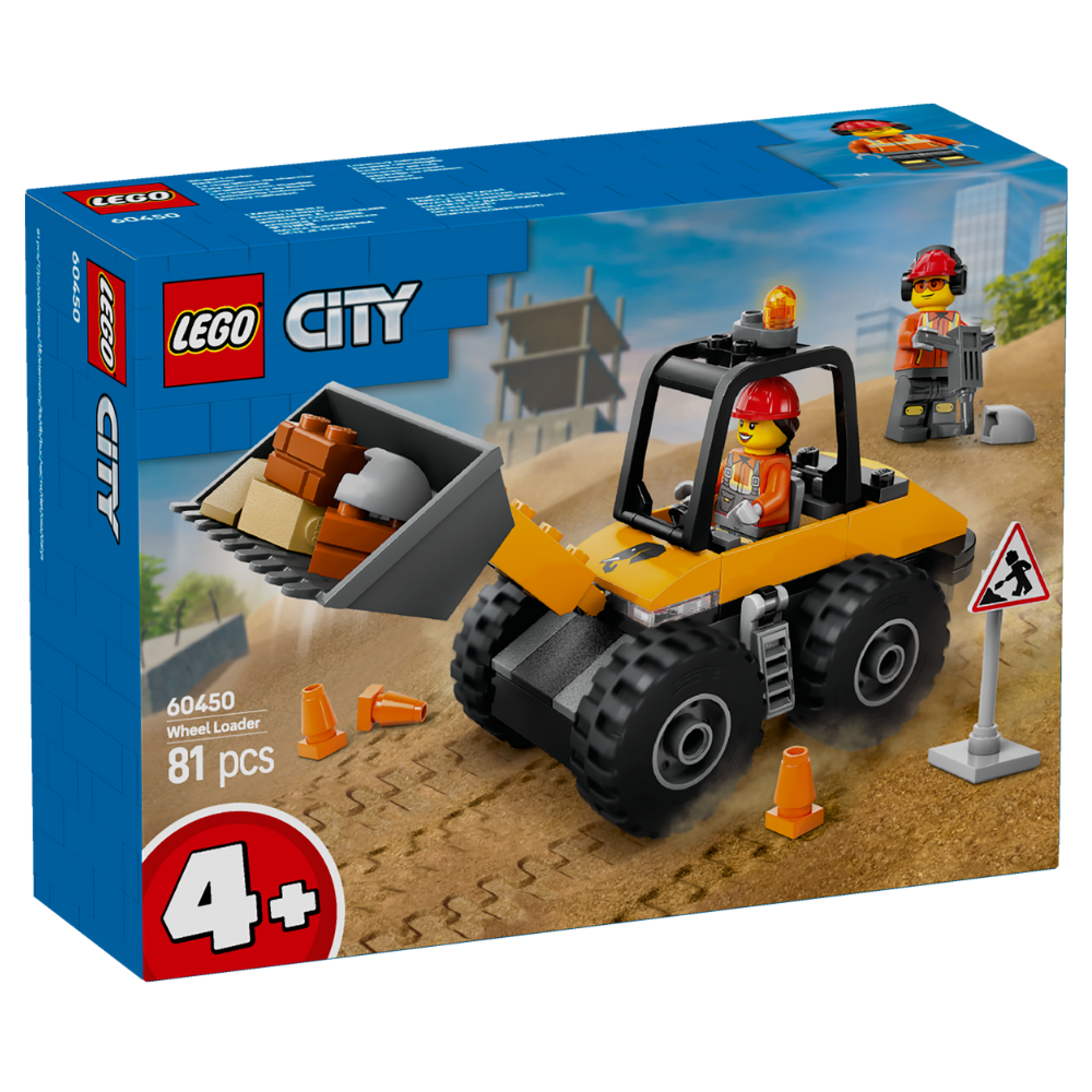 LEGO CITY: Yellow Construction Wheel Loader (60450)