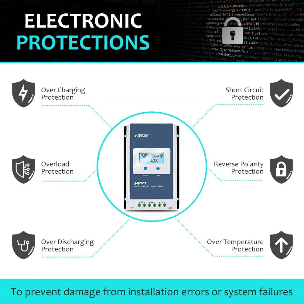 Tracer1210AN EPEVER 10A Solar Charge MPPT Controller 12V / 24V