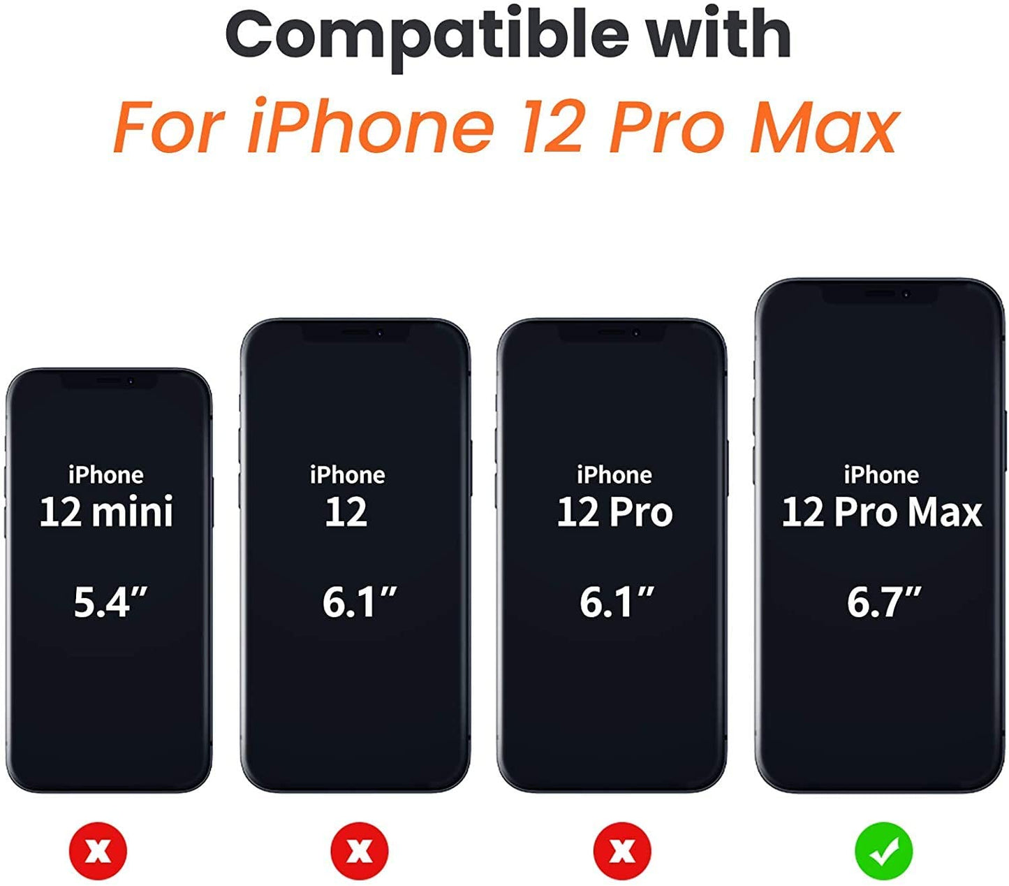 iPhone 12 PRO MAX Lens Camera Tempered Glass Protector