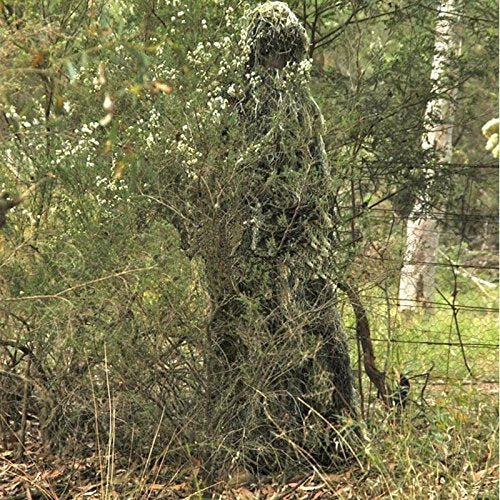 Ghillie Suit 3Pcs Camouflage Hunting Archery Clothing