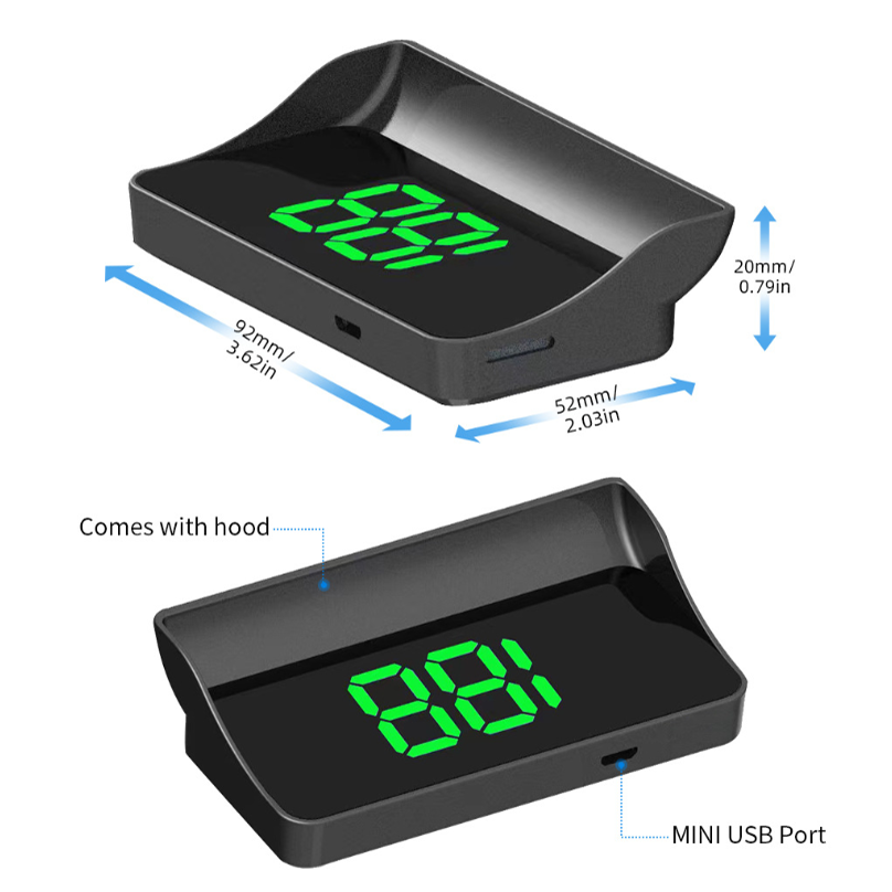 Car GPS Speedometer Hud Heads Up Display