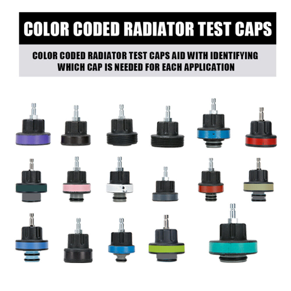 28 Piece Radiator Pressure Tester Kit