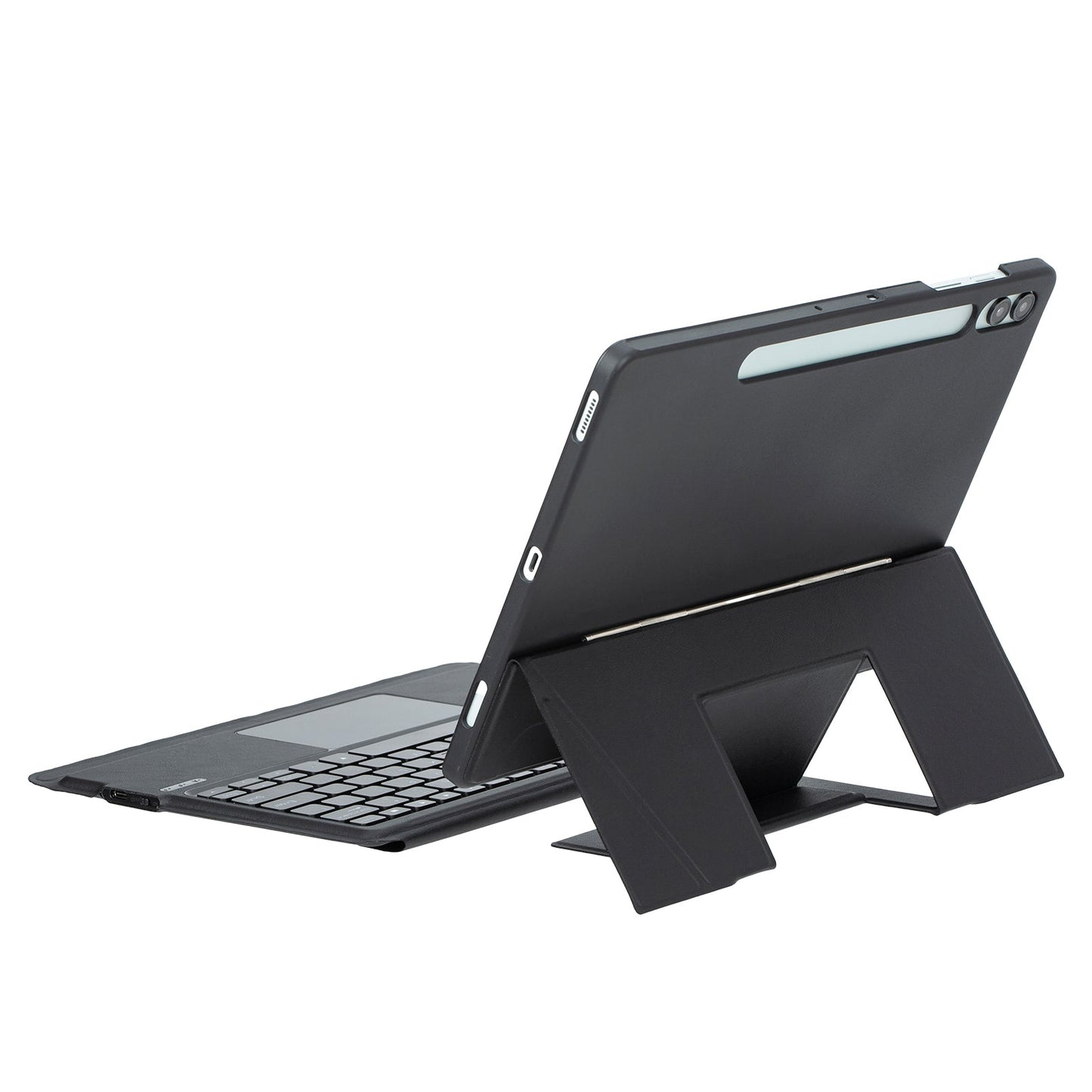HY-810B Combo Keyboard Case With Backlight for Samsung Tab S10 Plus Black