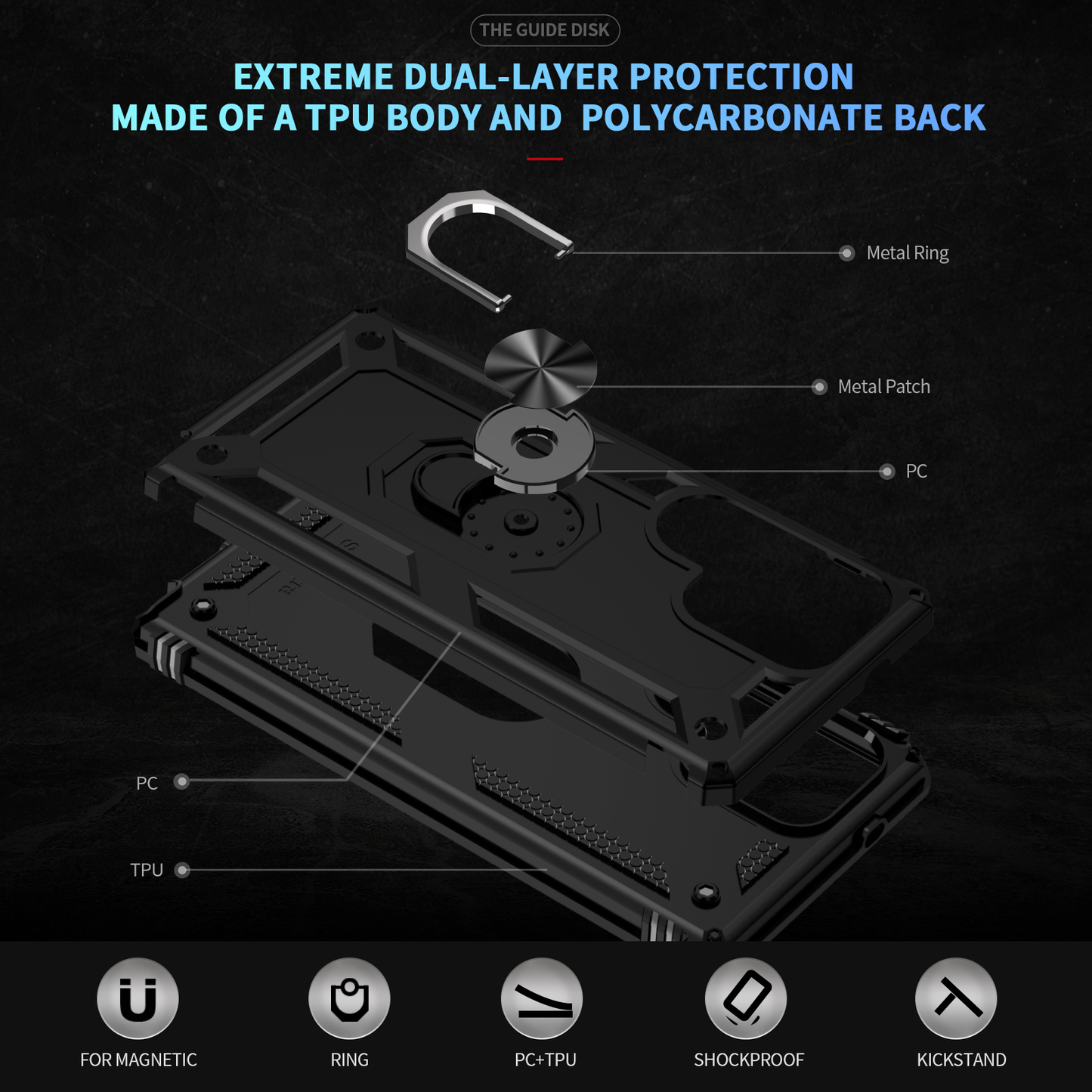 Samsung S25 Ultra Case - Black