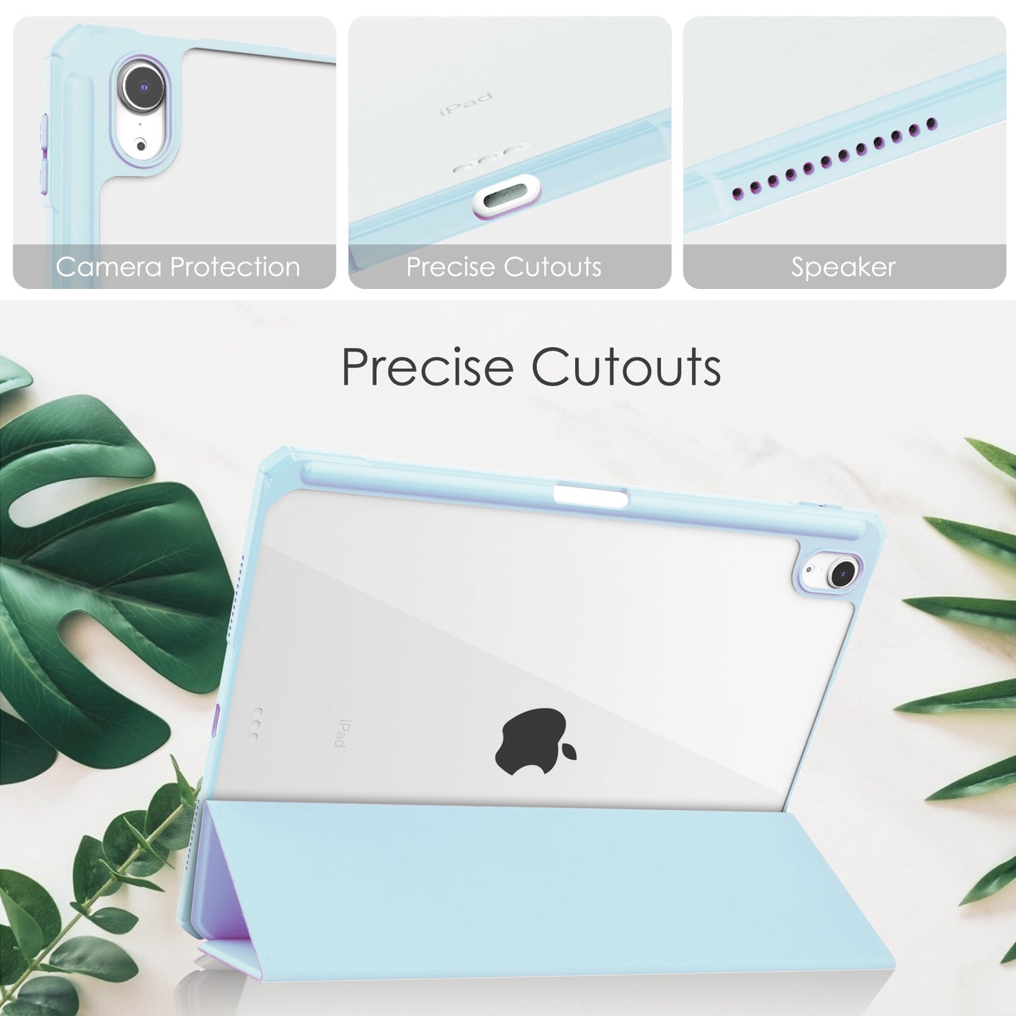 Hybrid Slim Case for iPad Air 11 Inch M2 2024