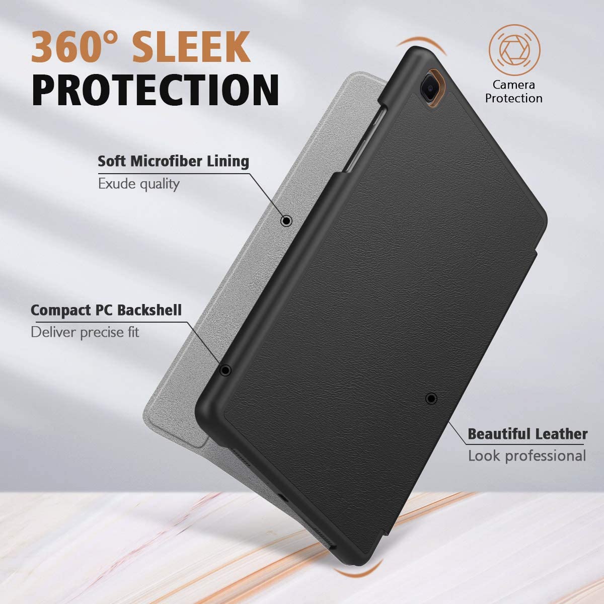 Samsung Tab A7 T500/505 2020 Case Fold PU Leather