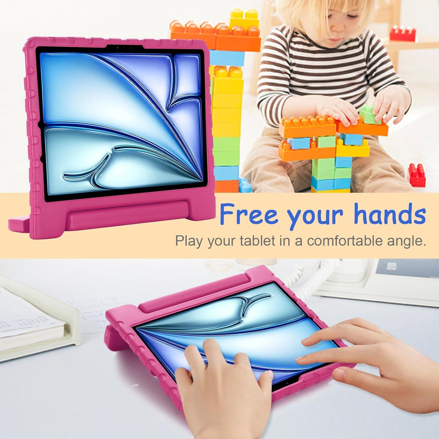 iPad Pro 11(2024), iPad Air 11(M2 M3 2024/2025) Case Kids