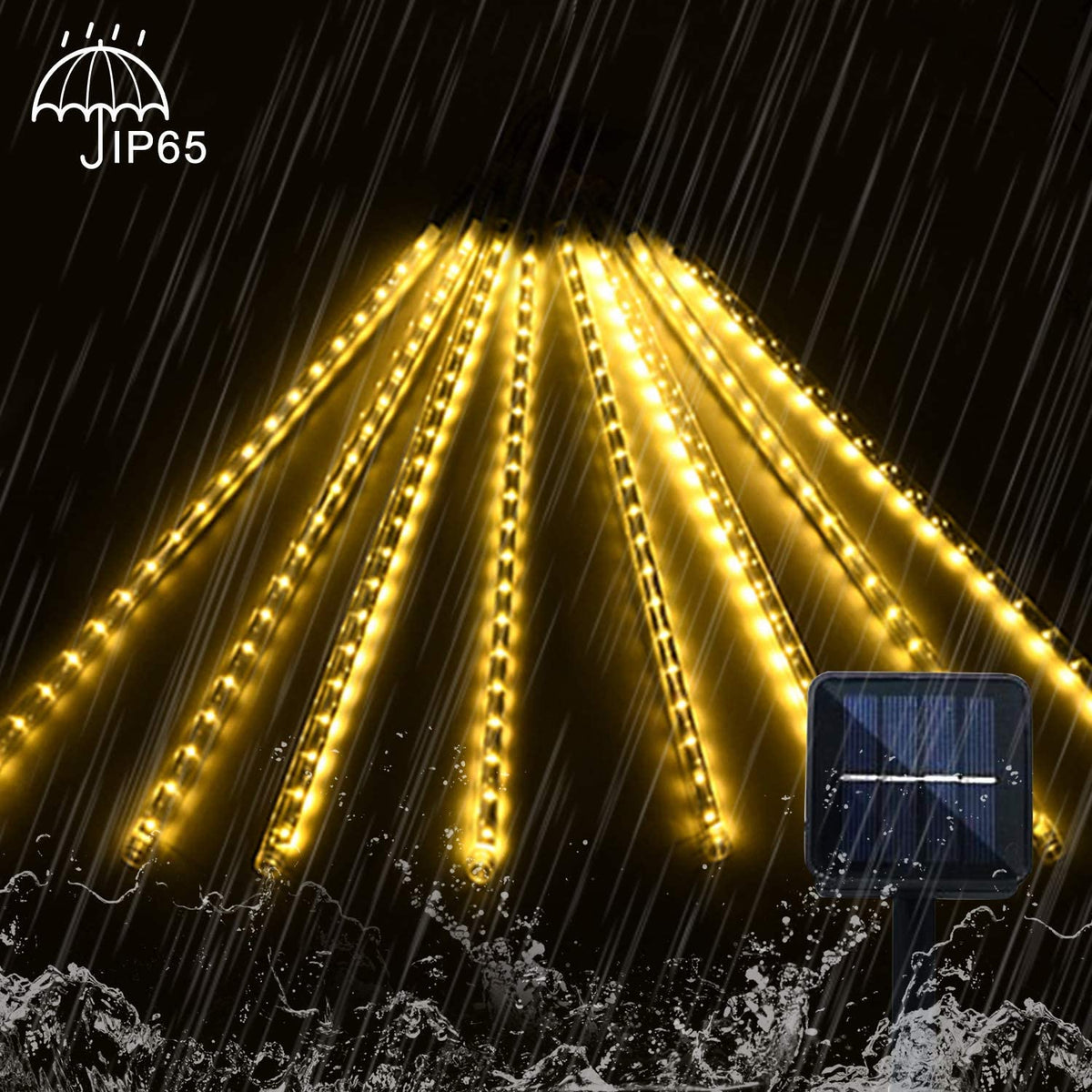 Meteor Shower Solar Light Outdoor Garden Light