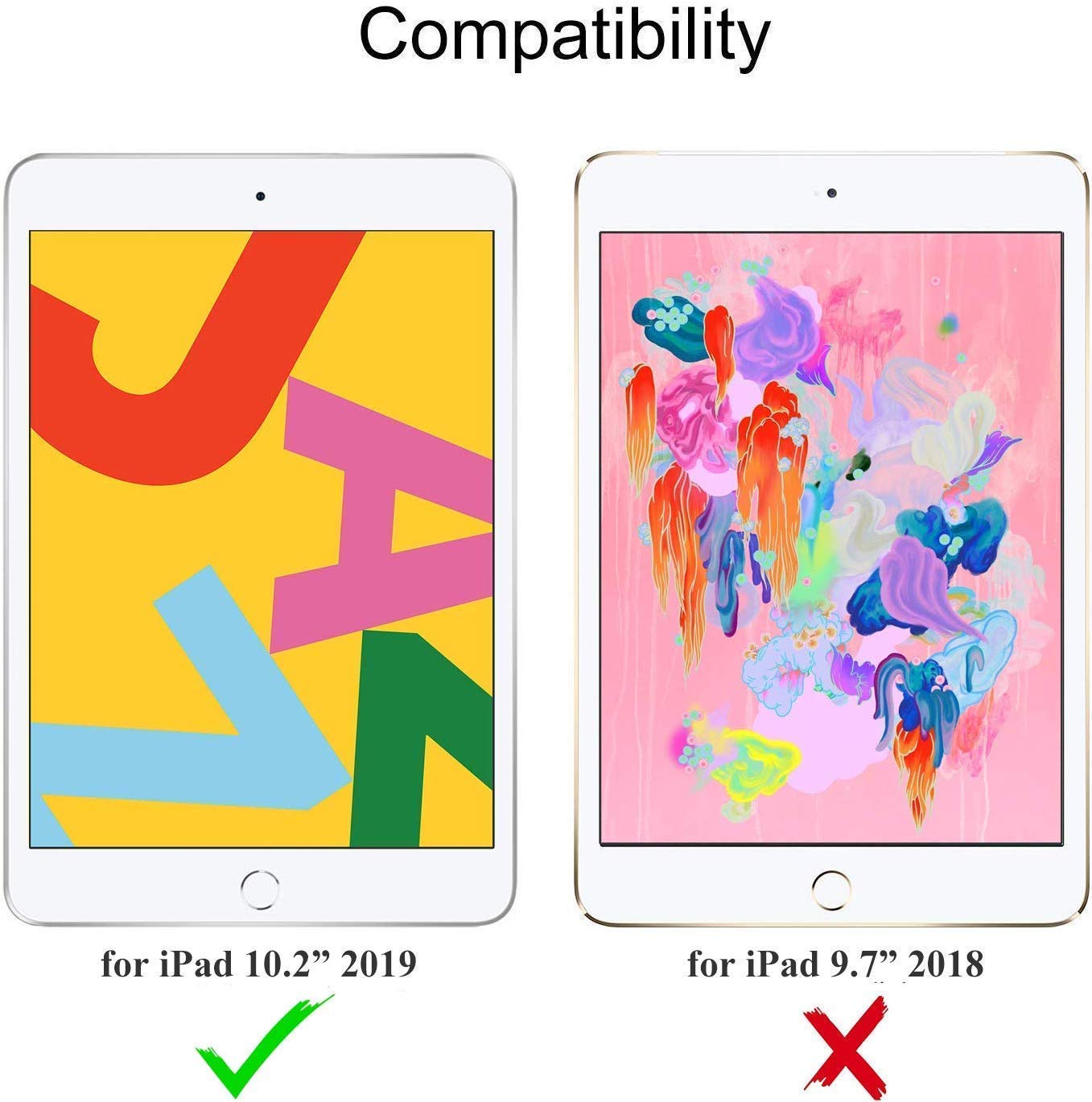 iPad 10.2 Case 2019 2020 2021 9th Gen