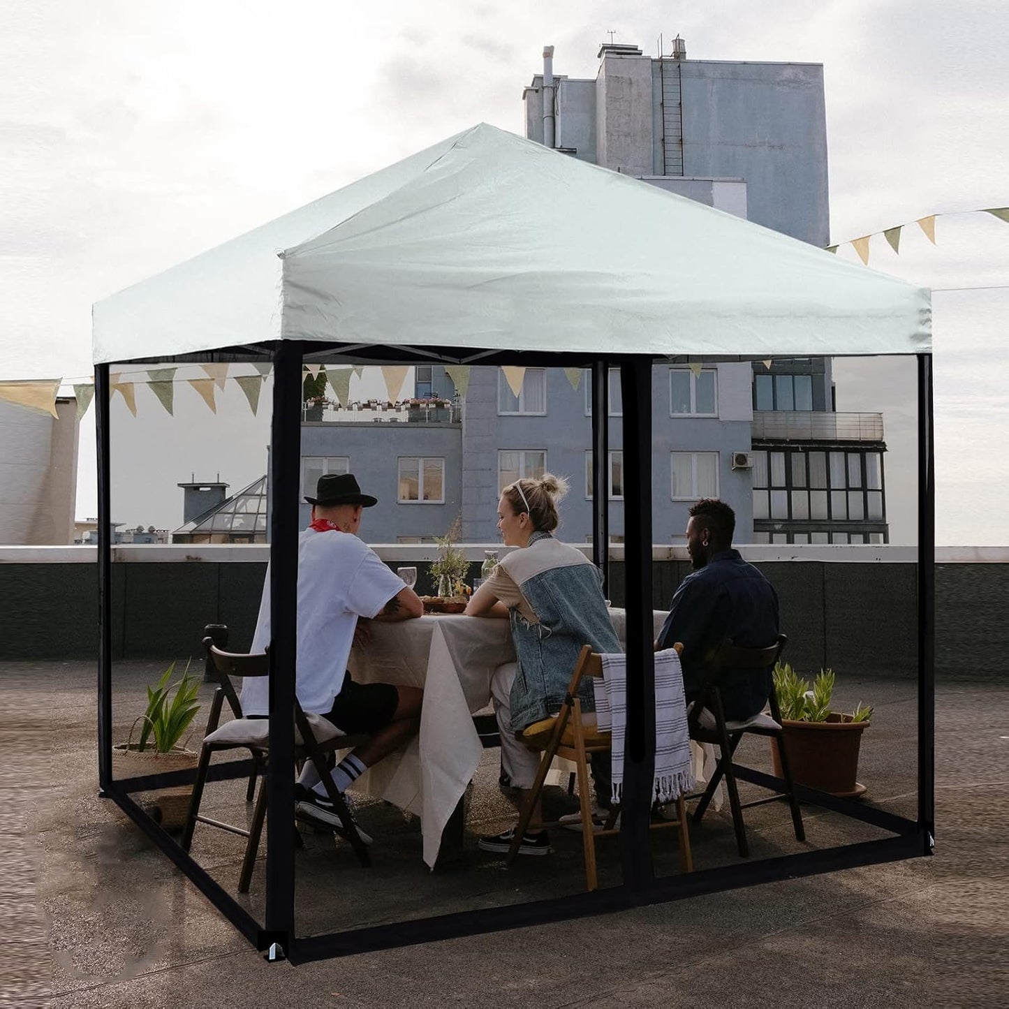 3M Mosquito Net with Zipper 2 Doors for Outdoor Camping