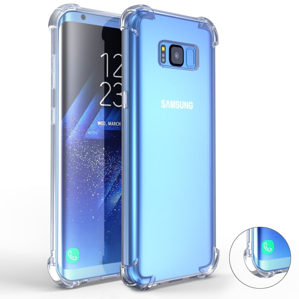 Samsung S8 Plus Case Ultra clear hybrid Shock Absorption TPU Bumper - salelink.co.nz