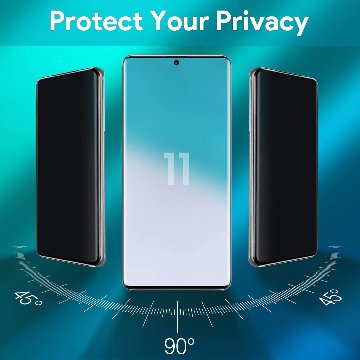 Samsung S20 Tempered Glass Screen Protector Anti Spy Peep Privacy