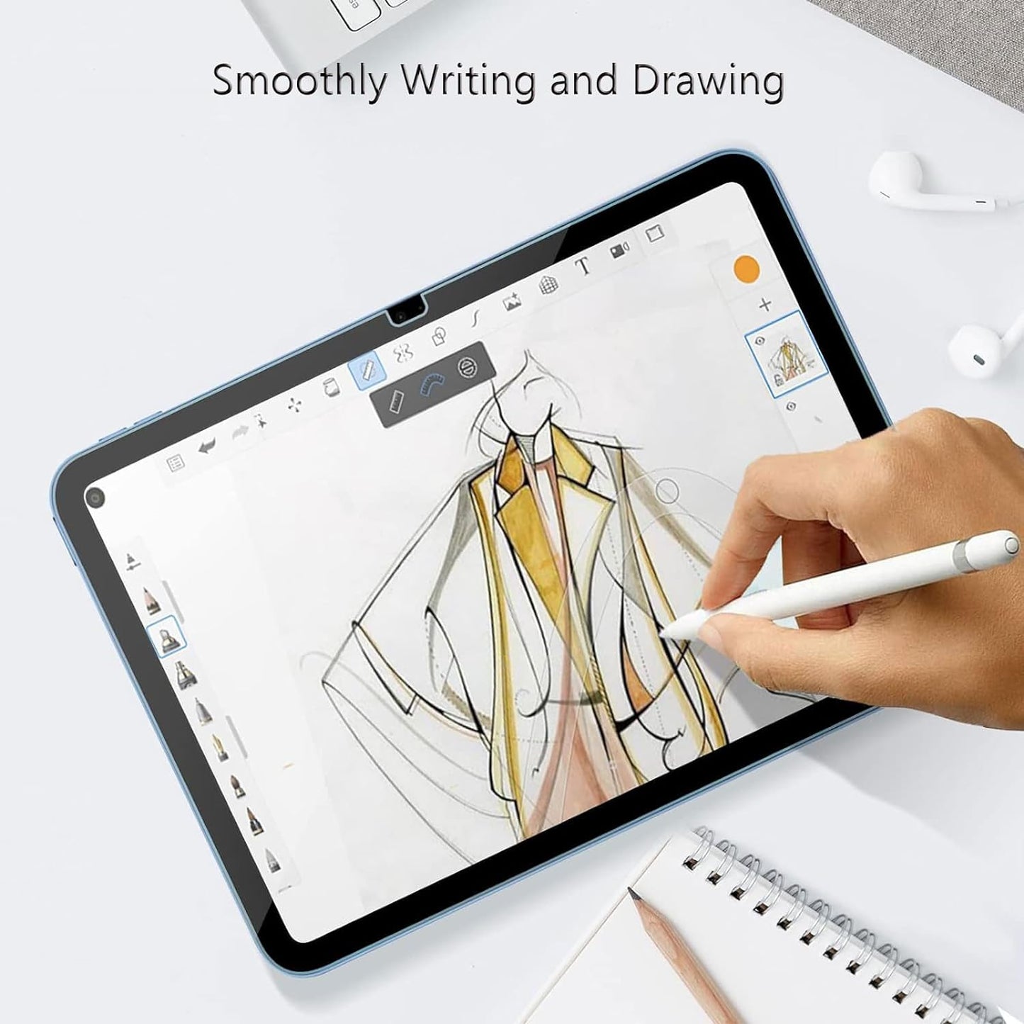 iPad Air 11 2024 Tempered Glass Clear Screen Protector