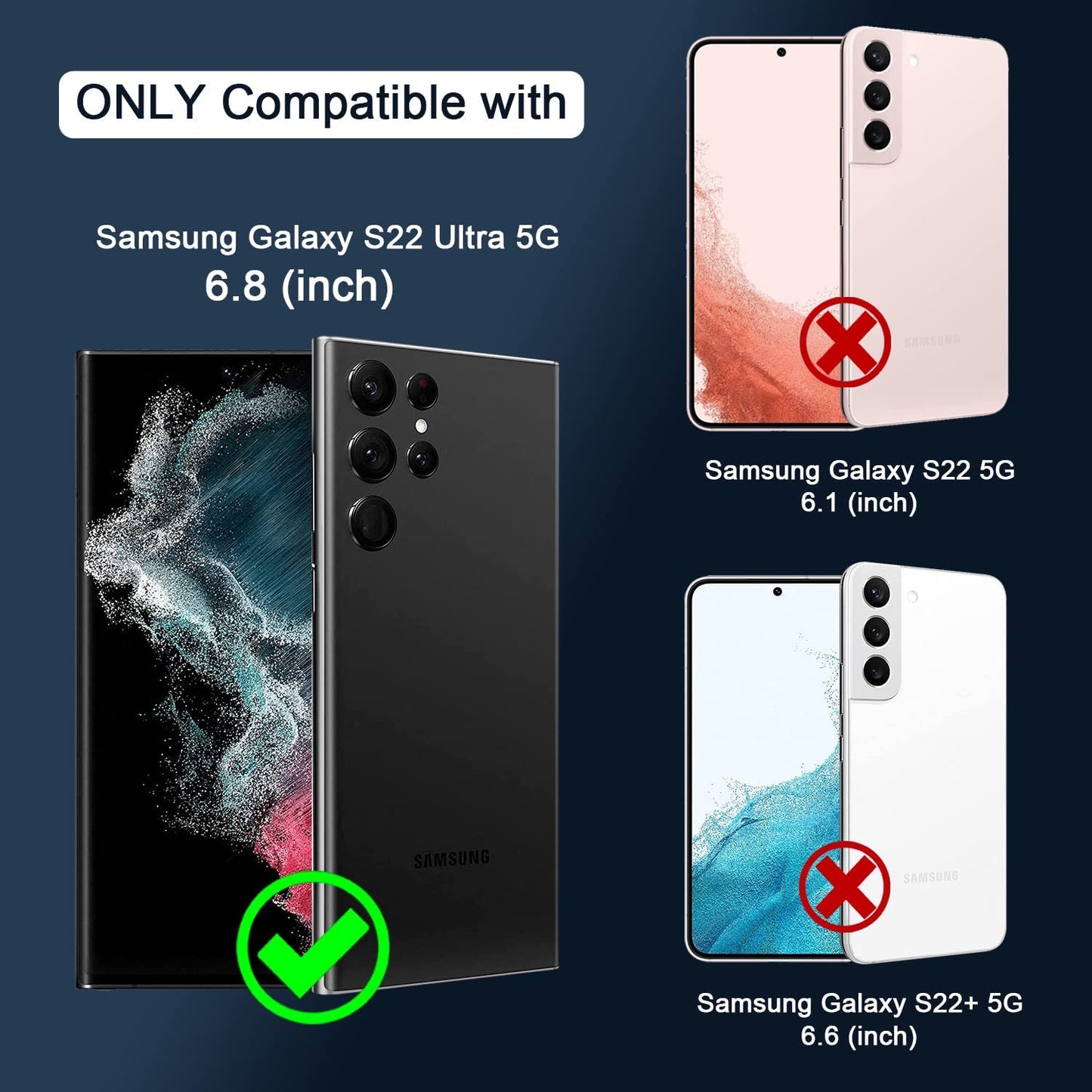 Samsung Galaxy S22 Ultra Camera Lens Protector Cover tempered glass