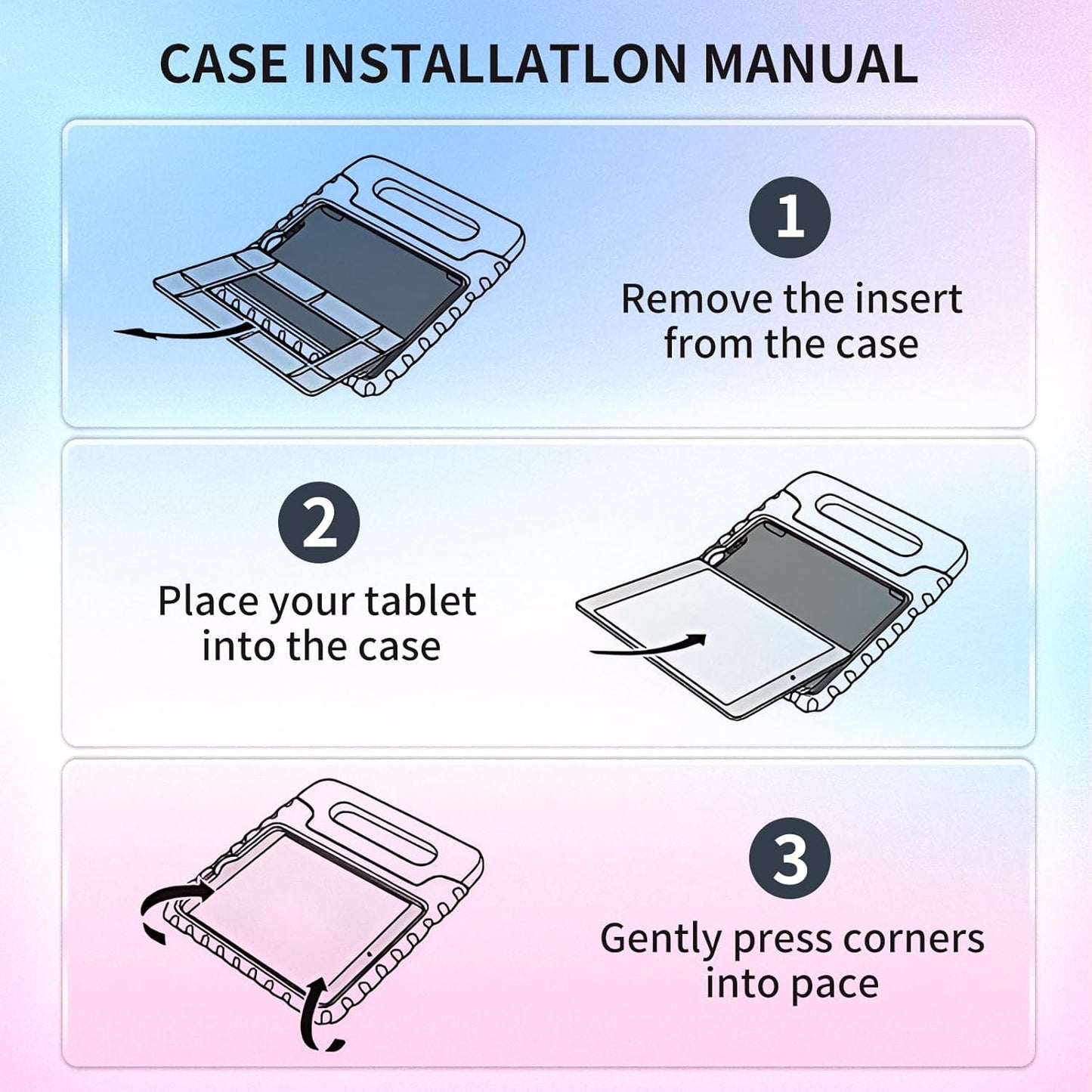 iPad Mini 7 Kids School Case Cover Shockproof