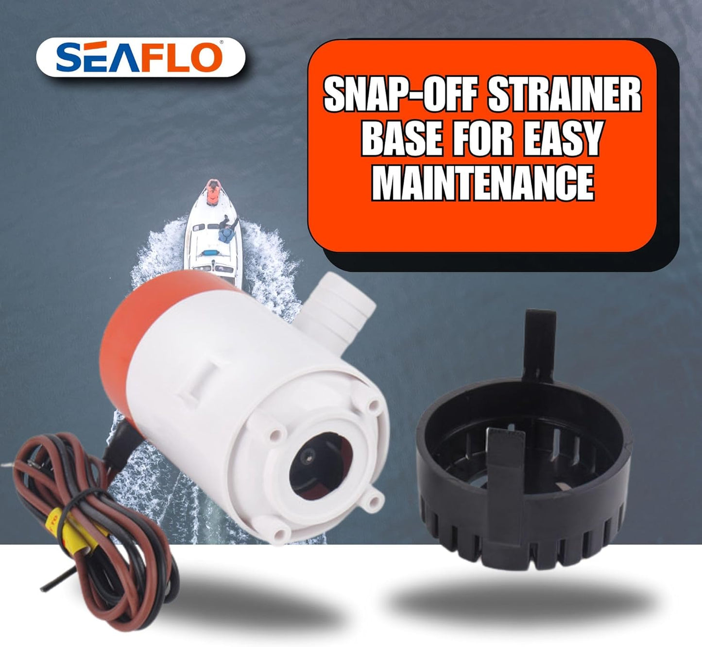 12V SEAFLO 1100GPH Bilge Submersible Water Pump