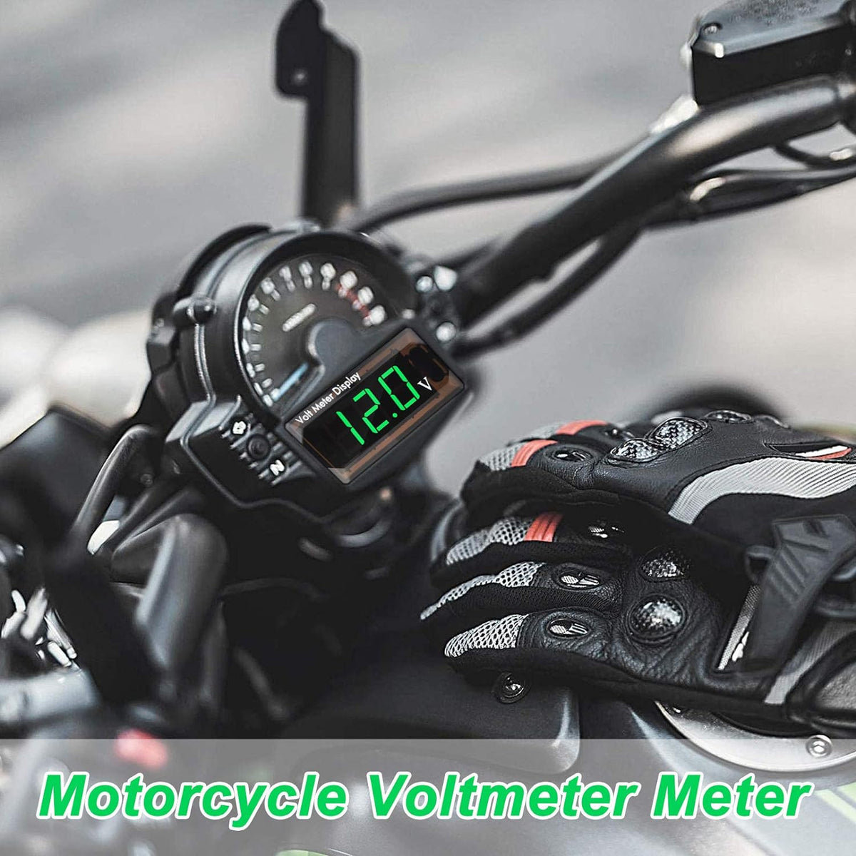 DC 12V LED Digital Monitor Volt Meter Display Battery Gauge Voltage Caravan/Car