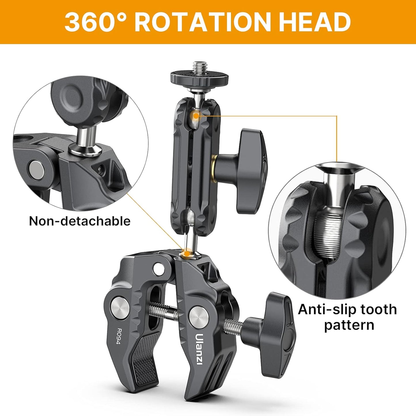 ULANZI Super Clamp Camera Clamp Mount