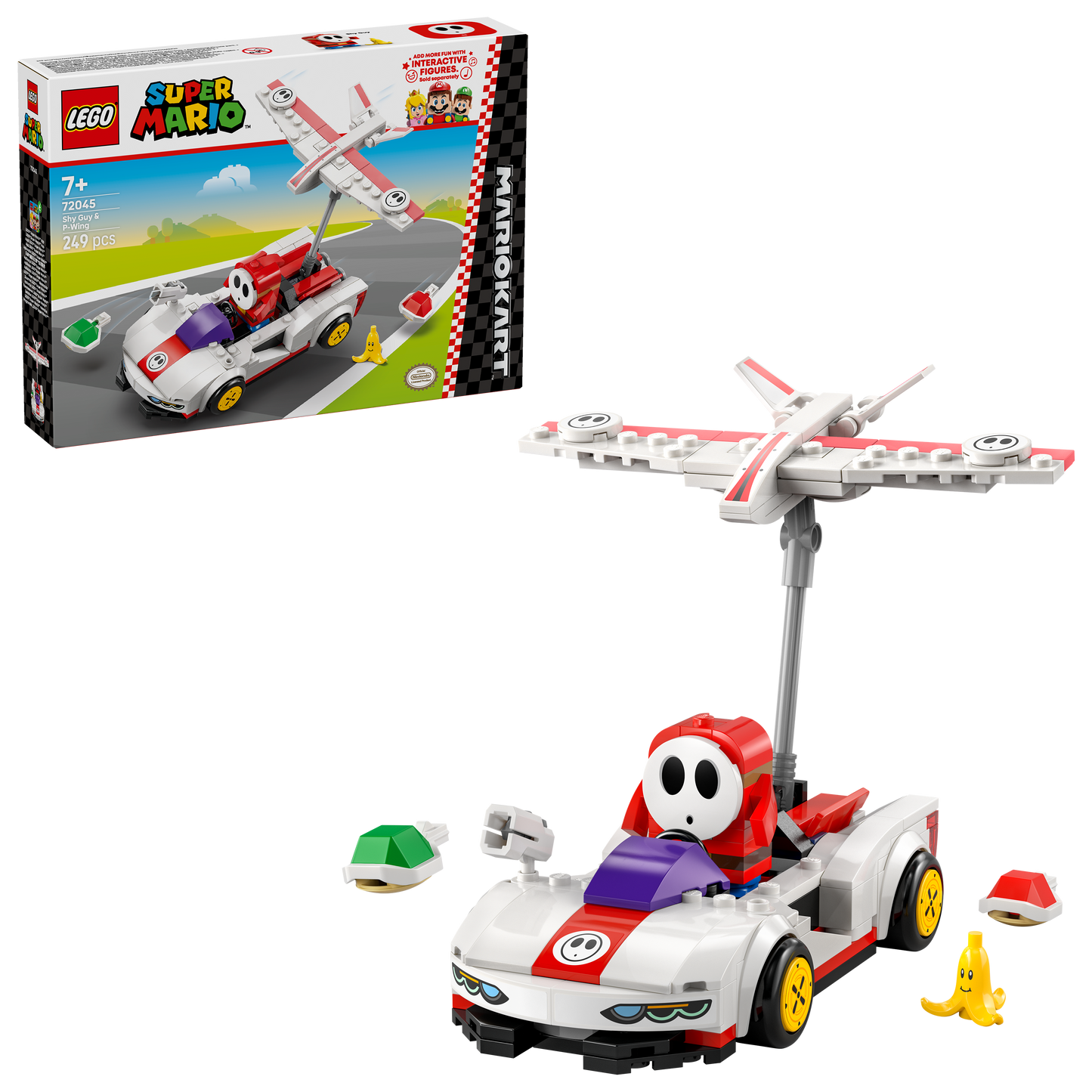 LEGO Super Mario: Mario Kart Shy Guy & P-Wing (72045)