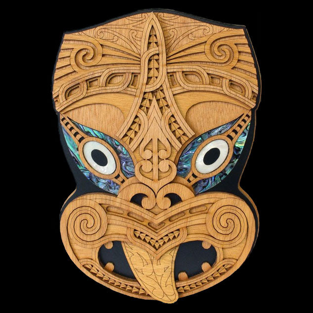 Large 3D Inlaid Wheku Wall Hanging Wall Art