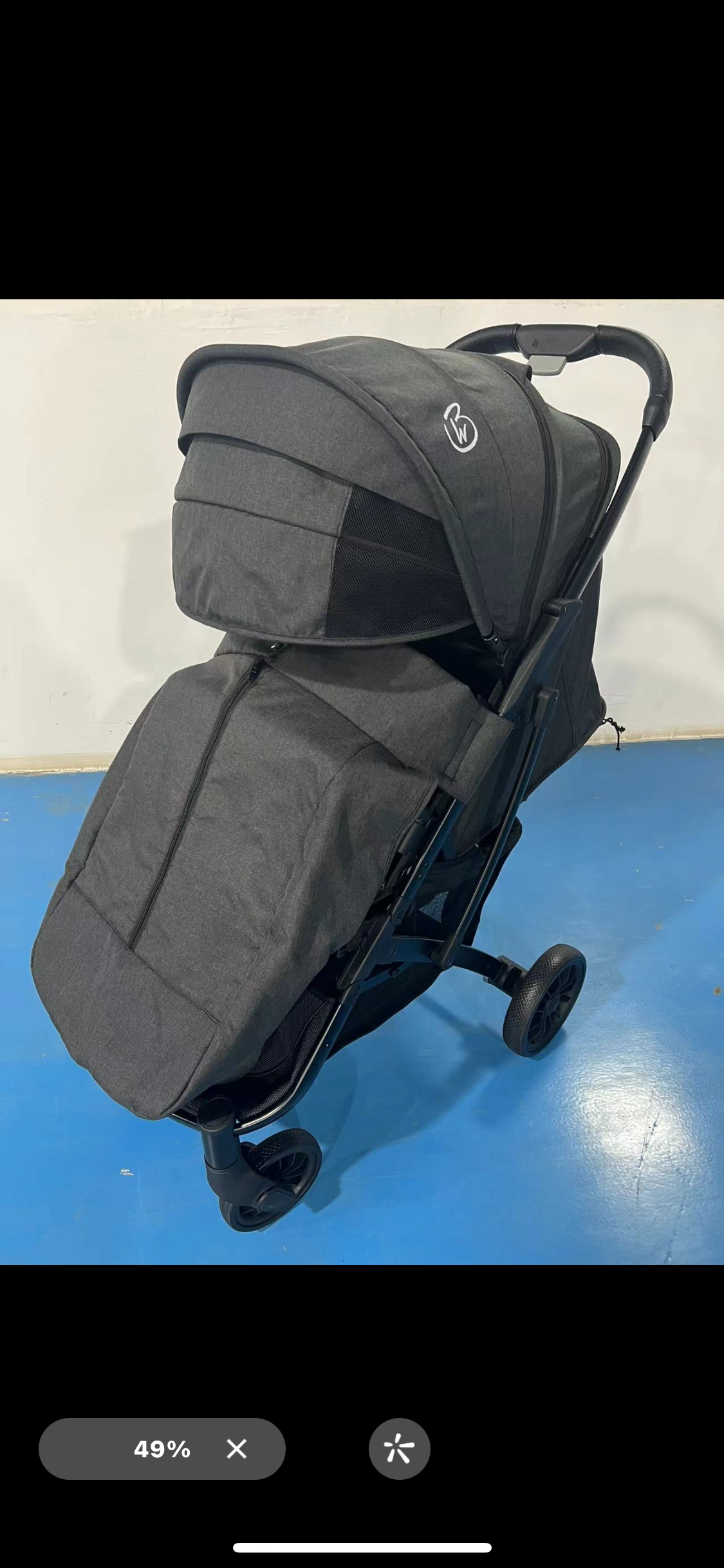 Universal Stroller Foot Shield Cover with Zip