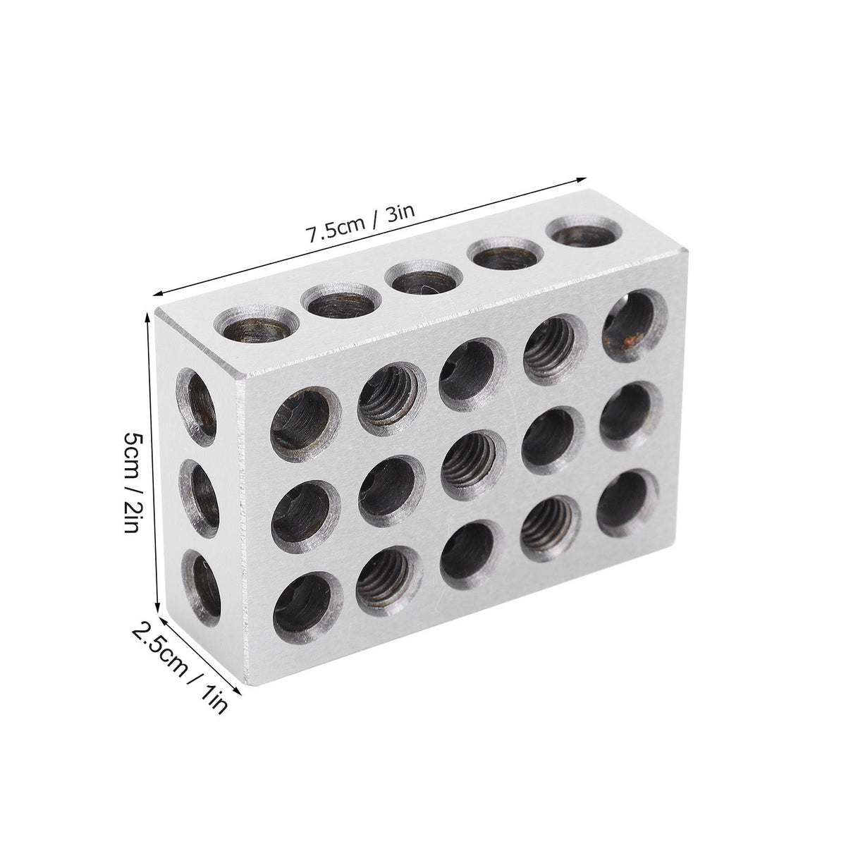 23 Holes 1-2-3 Blocks Machinist Metalworking Woodworking - salelink.co.nz