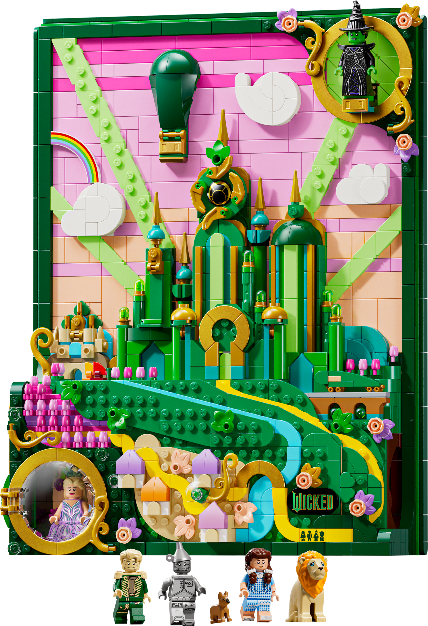 LEGO Wicked: Emerald City Wall Art (75685)