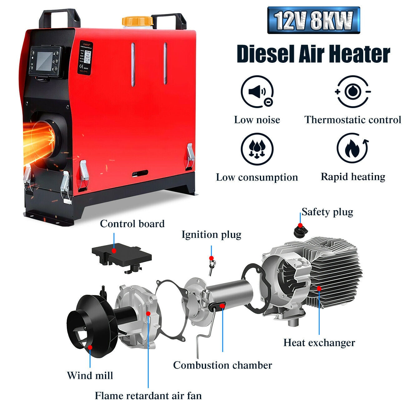 8KW Diesel Air Heater